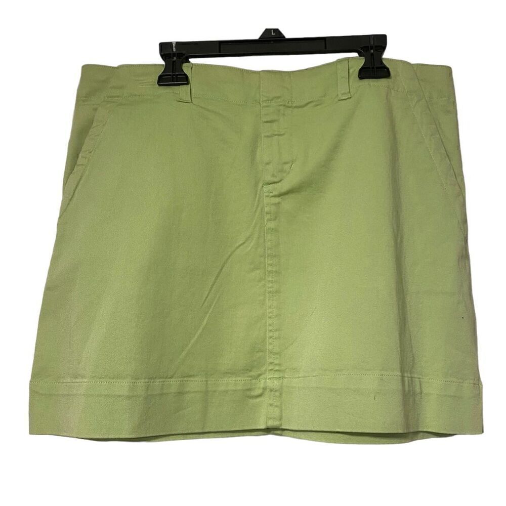 Nantucket Brand Lightweight Mini Skirt, Light Green, Size 8